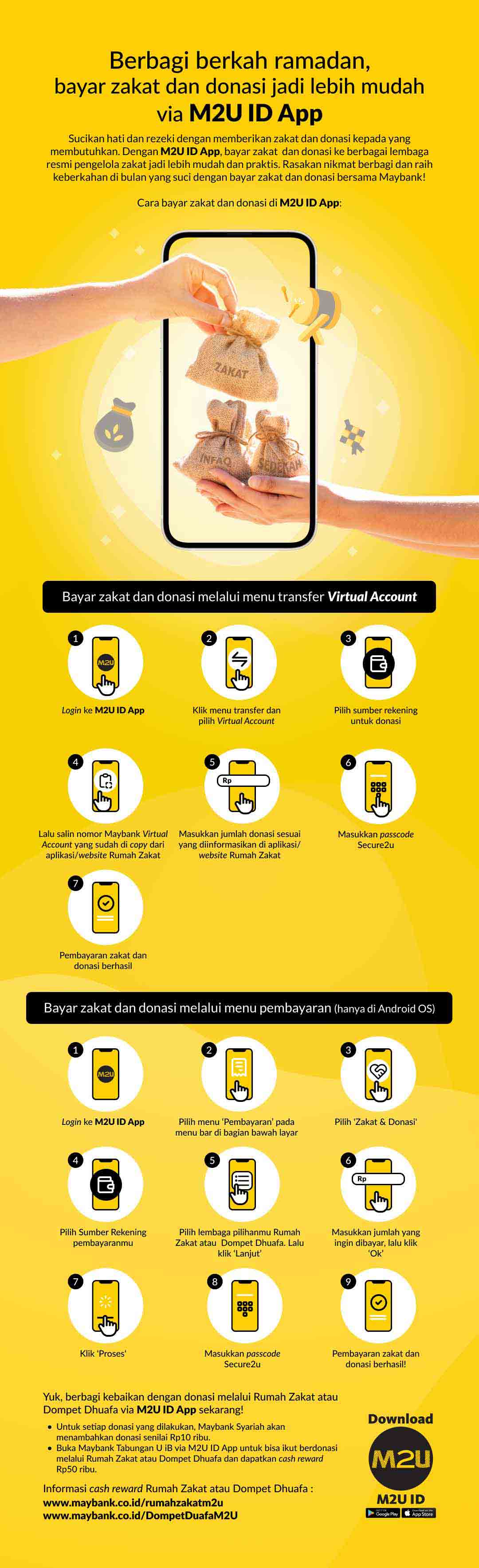 bayar zakat di m2u id