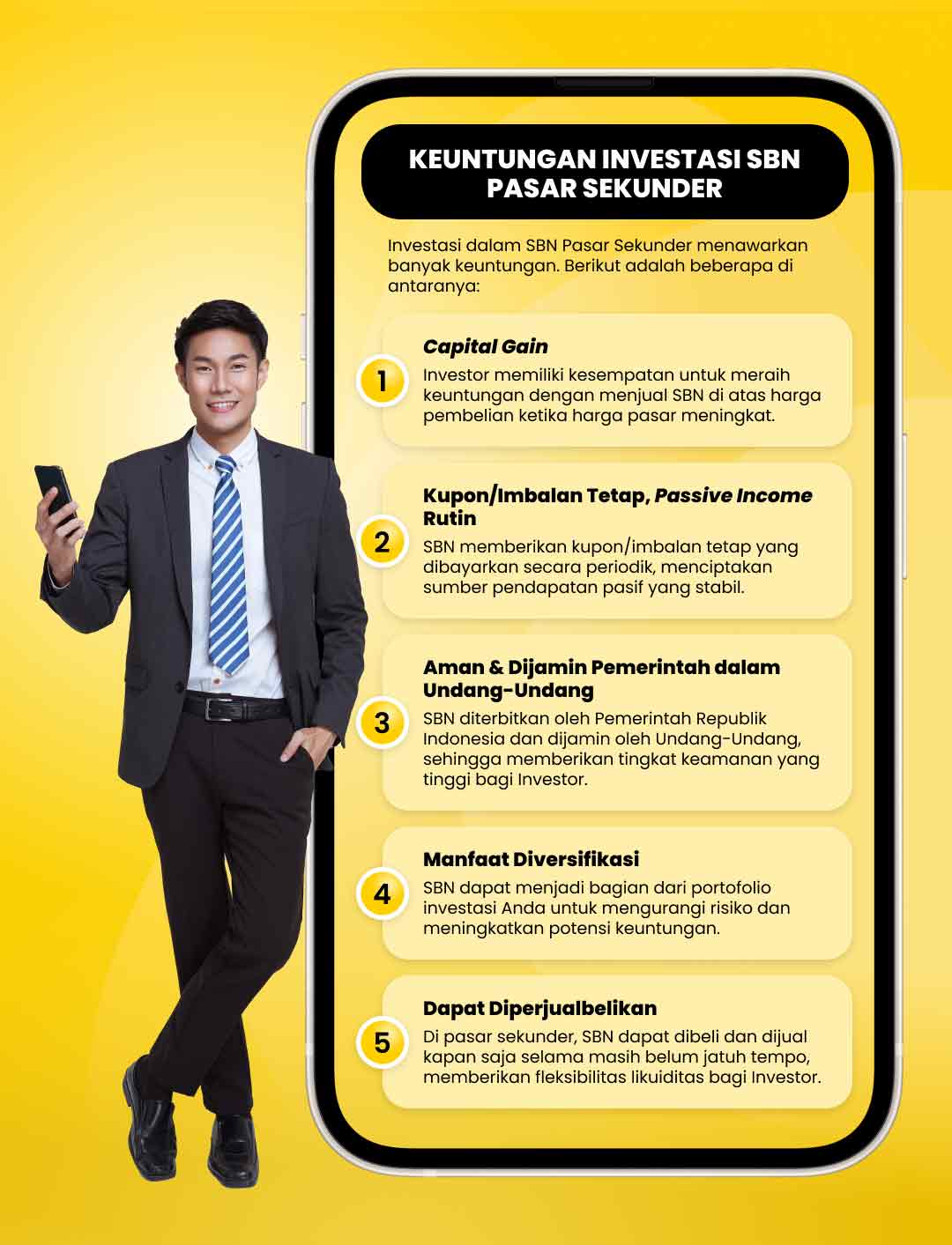 Keuntungan SBN Pasar Sekunder 
