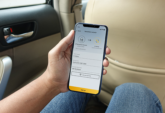 top up e money