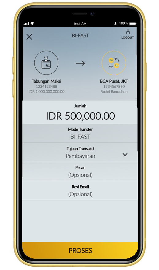Ip Transfer Bi BI M2U ID App