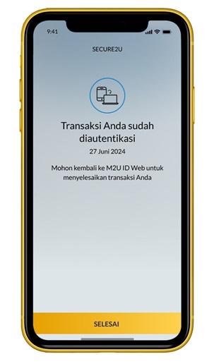 RTGS M2U ID Web Guide