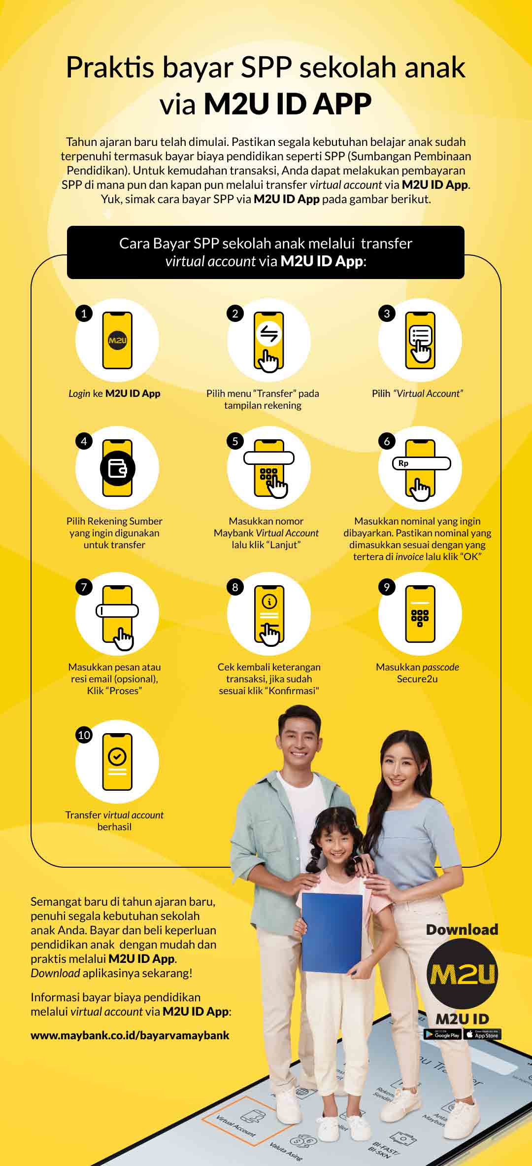 bayar spp via virtual account