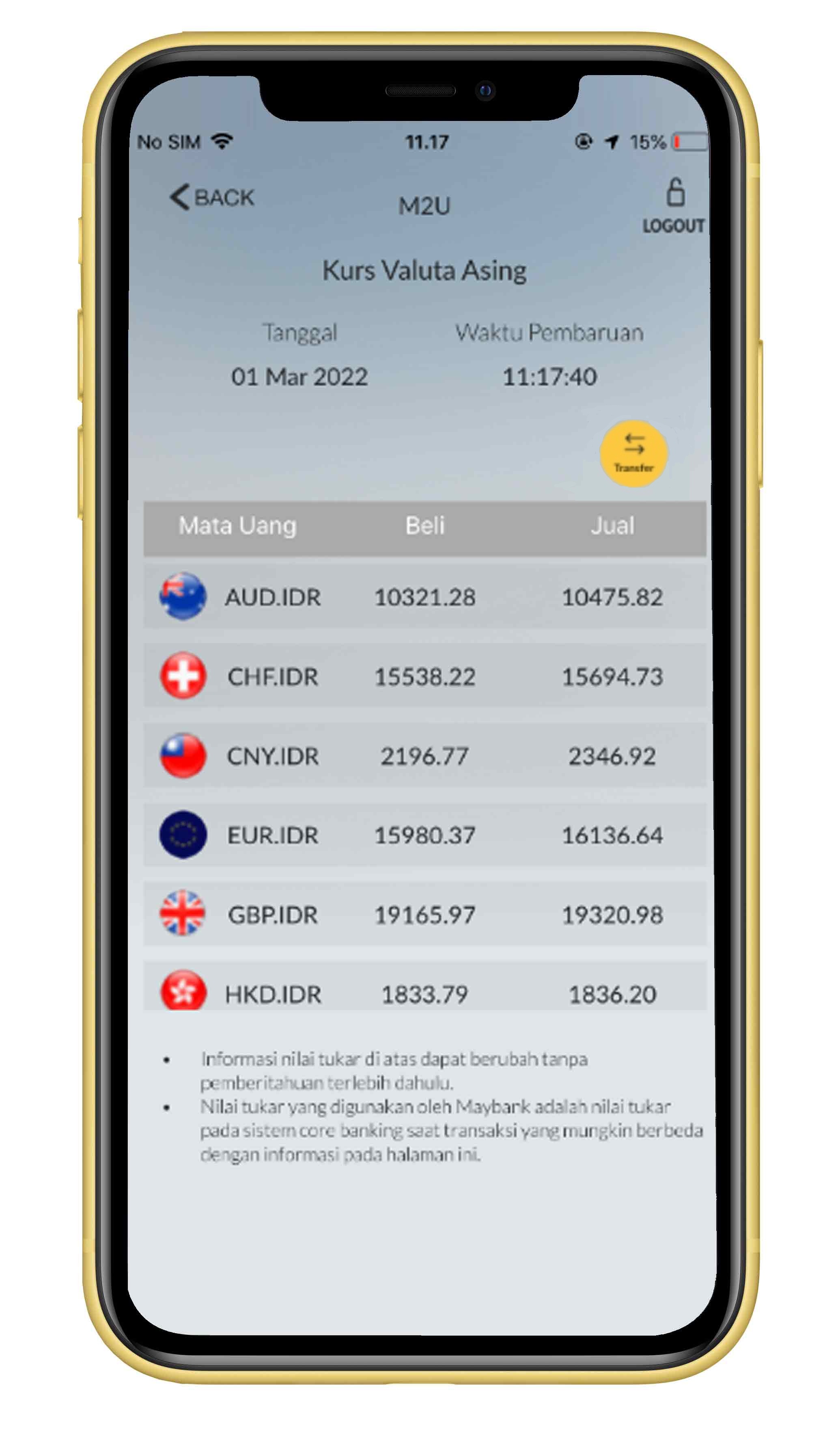 Panduan Transfer Valas