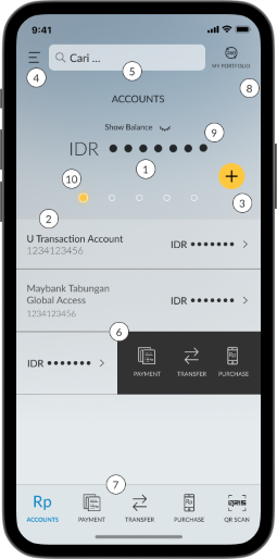 Screen Tabungan 1