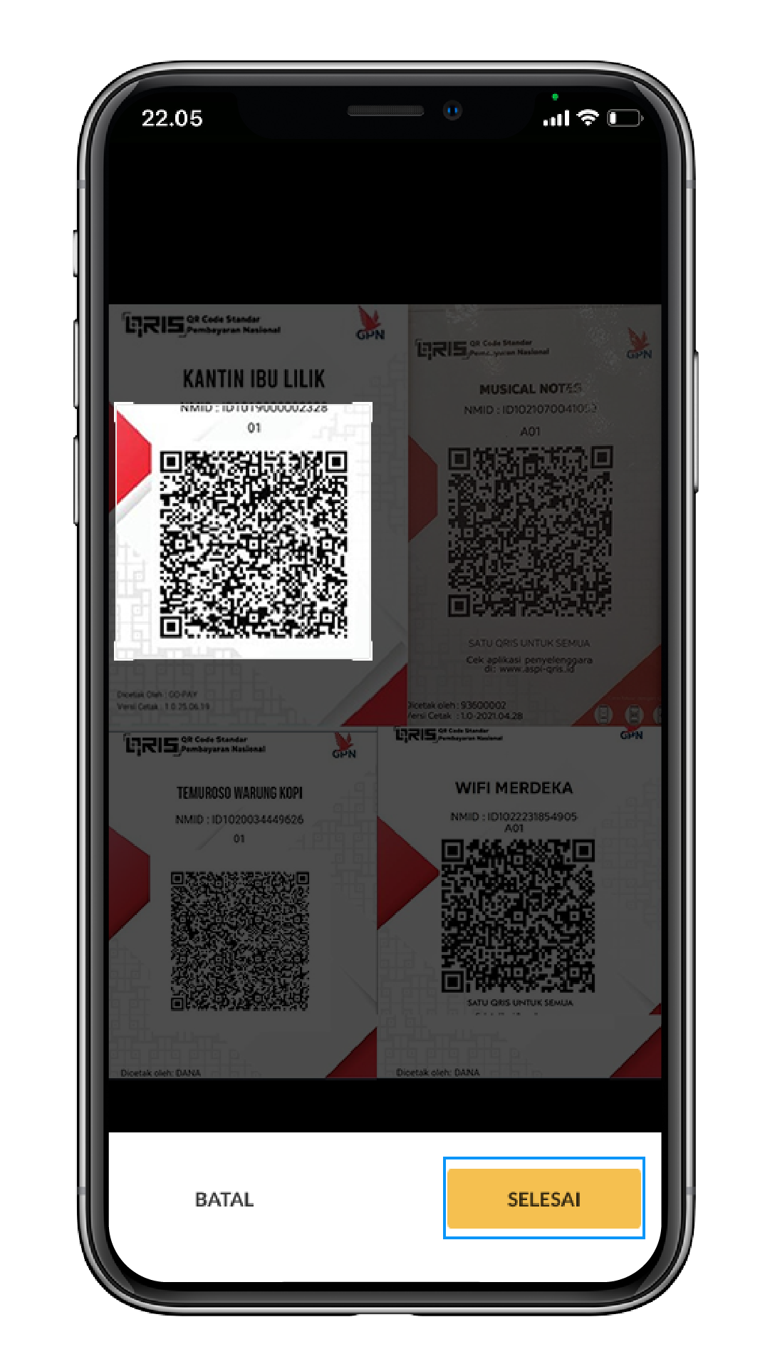 QR Contactless