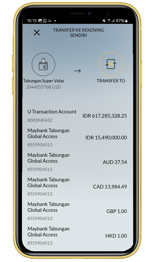 Panduan Transfer Valas