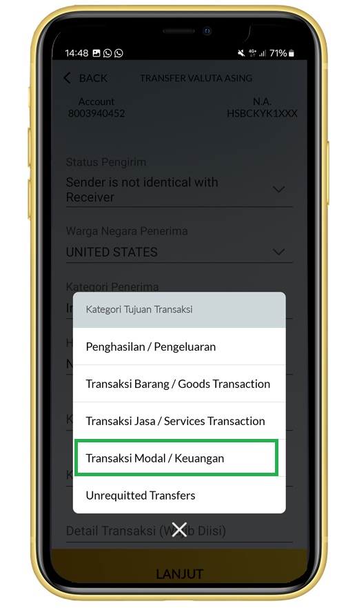 Panduan Transfer Valas