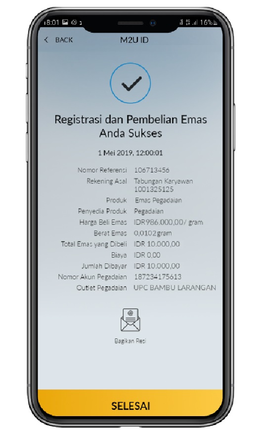 Tabungan Emas Pegadaian M2U ID | Maybank Indonesia